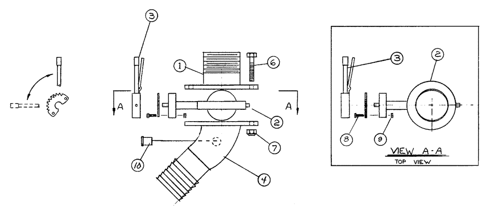 Схема запчастей Case IH FLX610 - (06-005) - TANK SHUT-OFF VALVE ASSEMBLY Tank