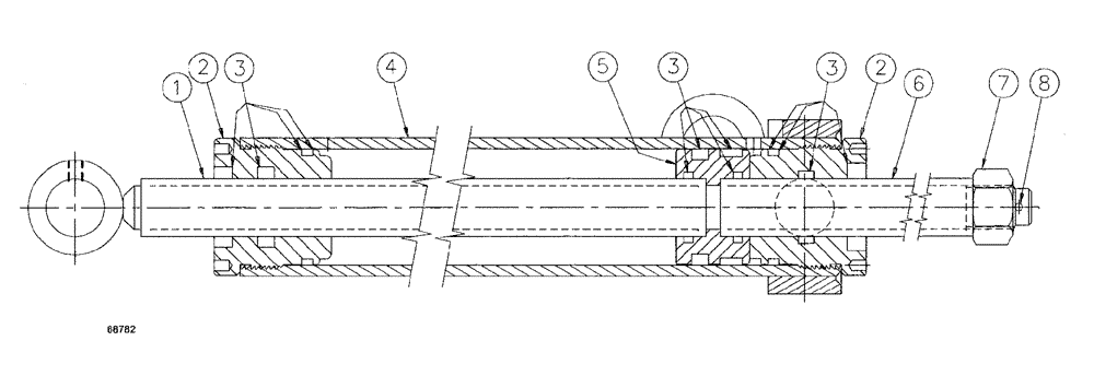 Схема запчастей Case IH SPX3150 - (160) - CYLINDERS, STEERING (35) - HYDRAULIC SYSTEMS