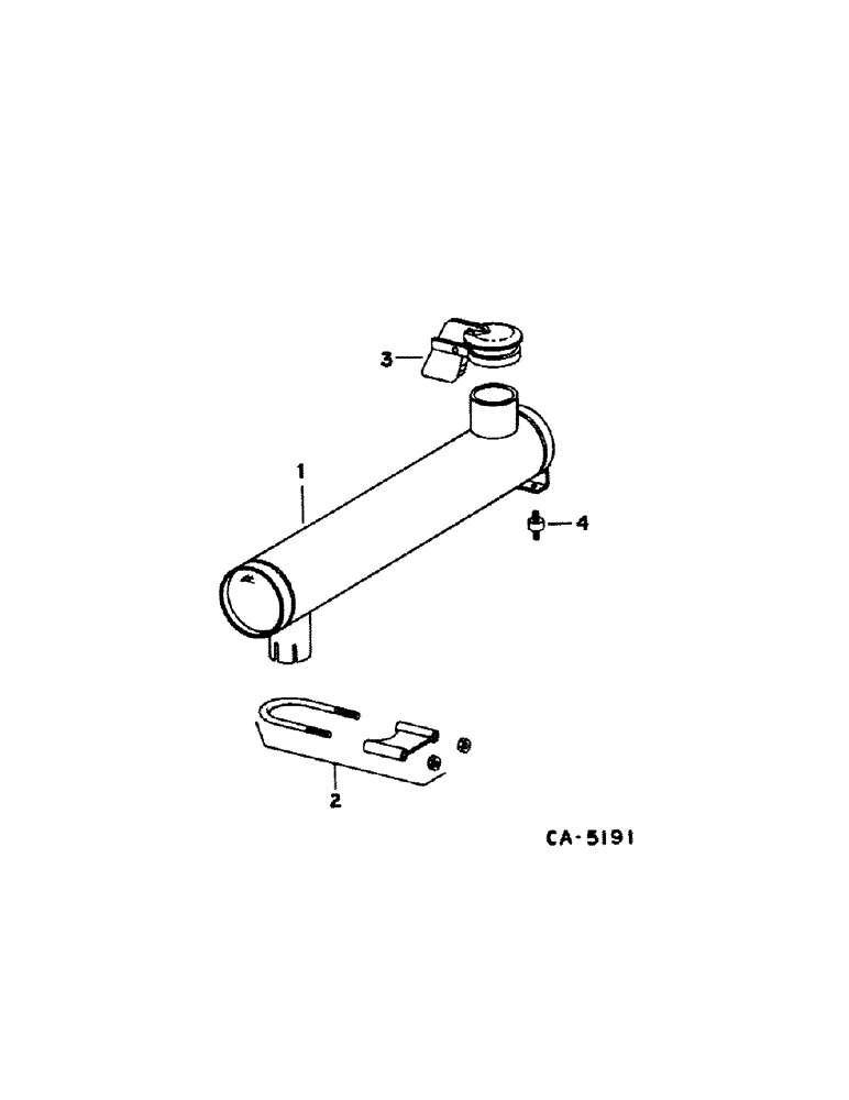 Схема запчастей Case IH 1480 - (12-05) - POWER, MUFFLER AND CONNECTIONS, NOT FOR FACTORY INSTALLED ASPIRATOR ATTACHMENT Power