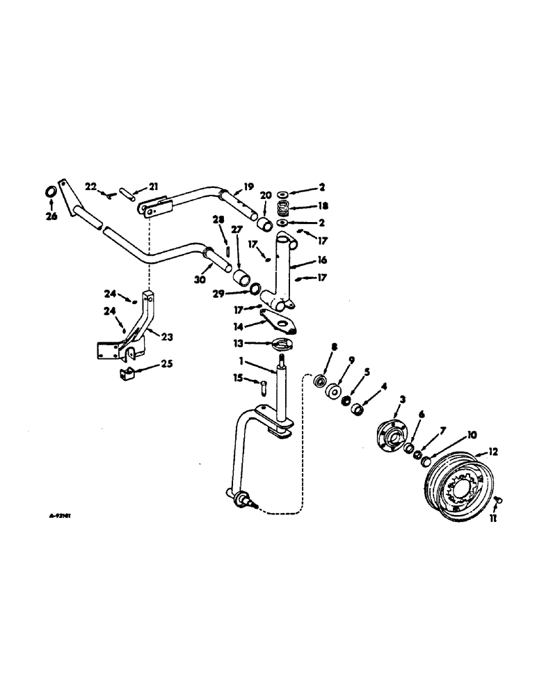 Схема запчастей Case IH 700 - (AK-07) - FRONT FURROW AXLE 