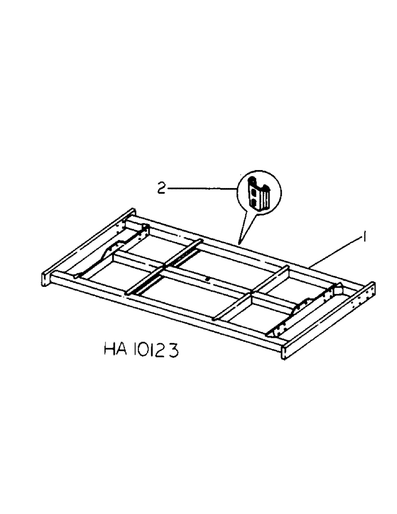Схема запчастей Case IH 55 - (C-03) - FRAME 