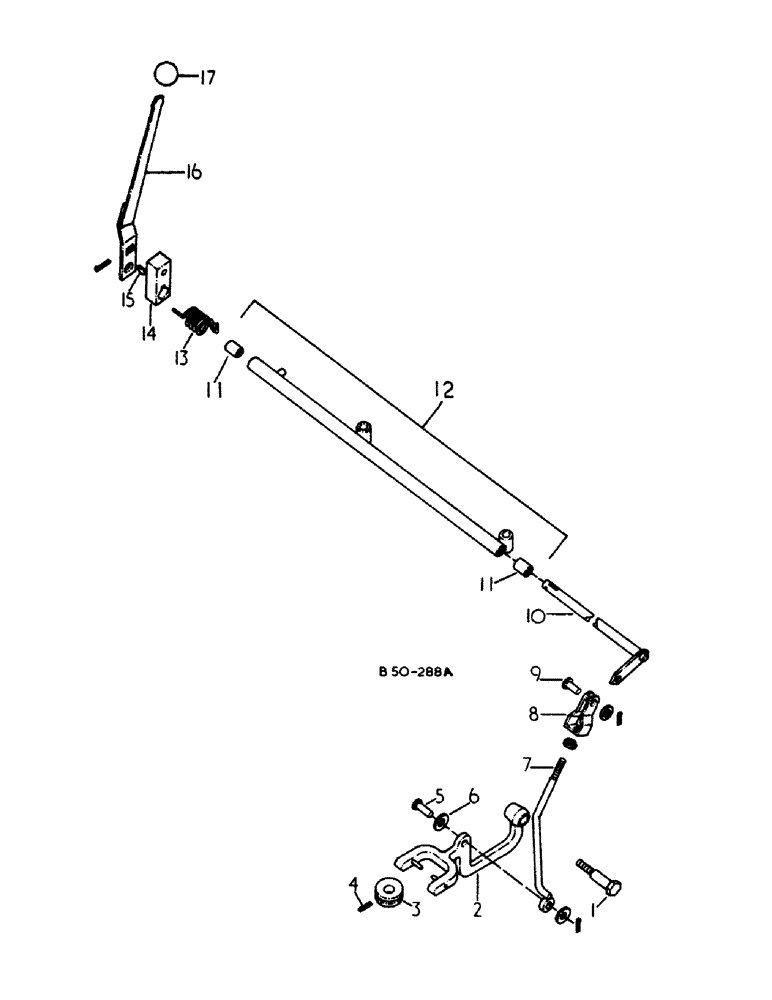 Схема запчастей Case IH 385 - (07-30) - DRIVE TRAIN, POWER TAKE OFF LEVER AND CONNECTIONS (04) - Drive Train