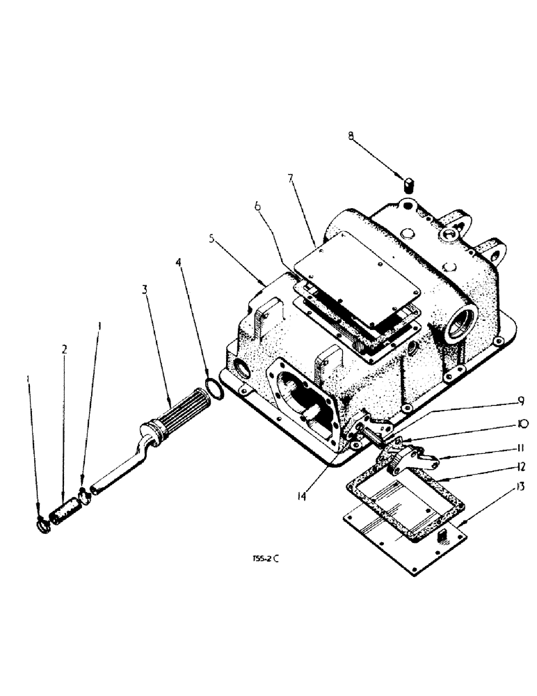 Схема запчастей Case IH 384 - (10-03) - HYDRAULICS, DRAFT CONTROL HOUSING (07) - HYDRAULICS
