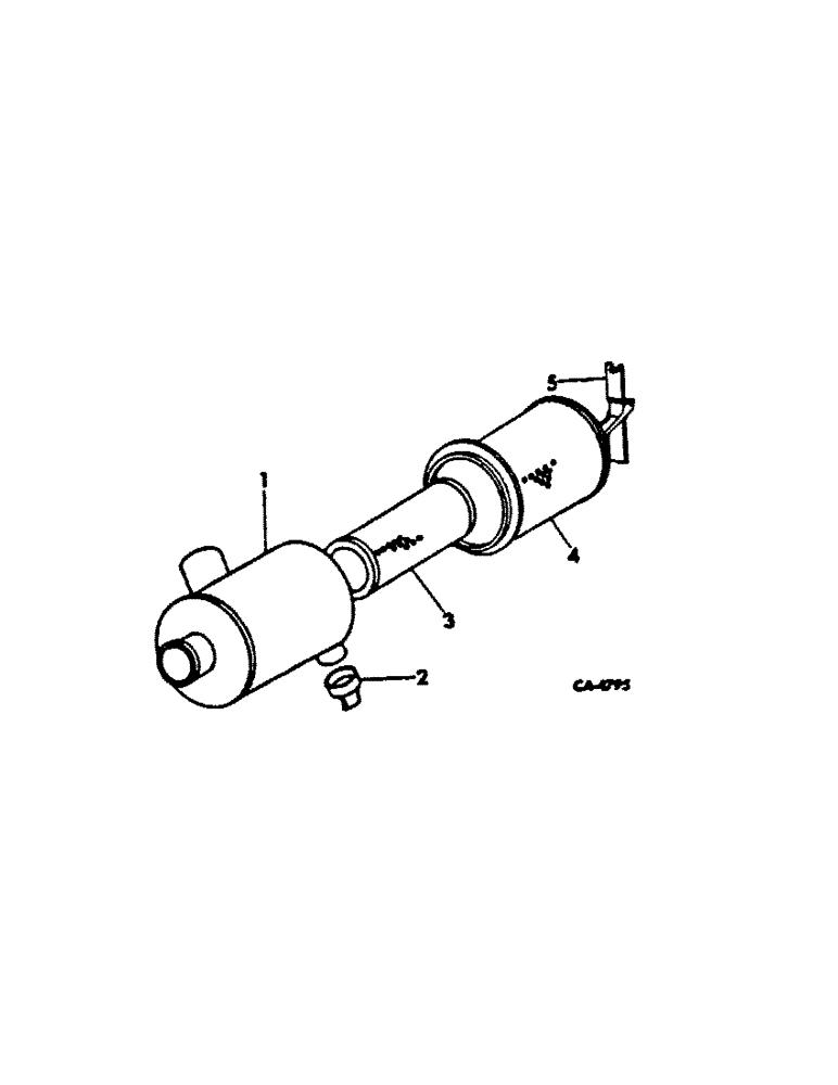 Схема запчастей Case IH 1066 - (12-05) - POWER, AIR CLEANER, 1066 WITH SERIAL NO. 14852 AND ABOVE, 1466 WITH SERIAL NO. 9501 AND ABOVE Power
