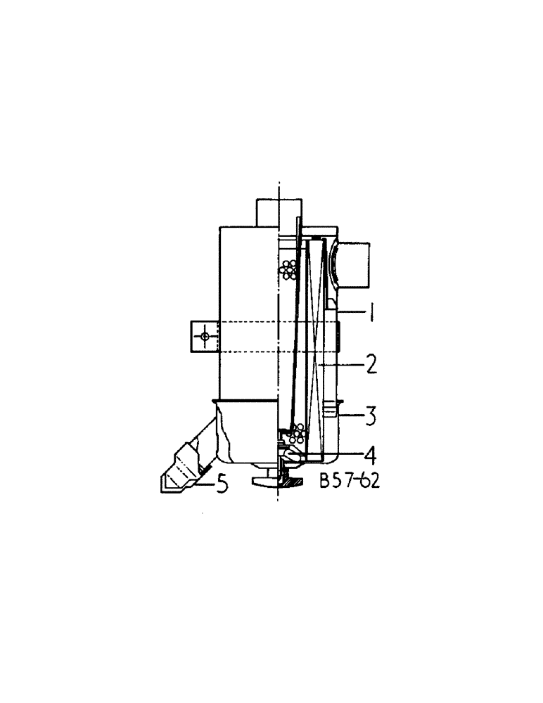 Схема запчастей Case IH 384 - (12-03) - POWER, AIR CLEANER, DRY TYPE Power