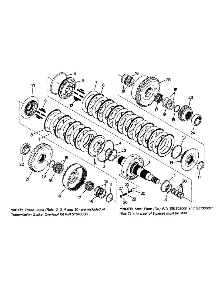 Схема запчастей Case IH STEIGER - (04-22) - 9 INCH CLUTCH PACK ASSEMBLY (04) - Drive Train