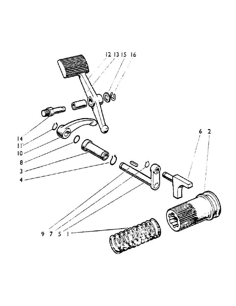 Схема запчастей Case IH 990A - (33) - DIFFERENTIAL LOCK Gearbox