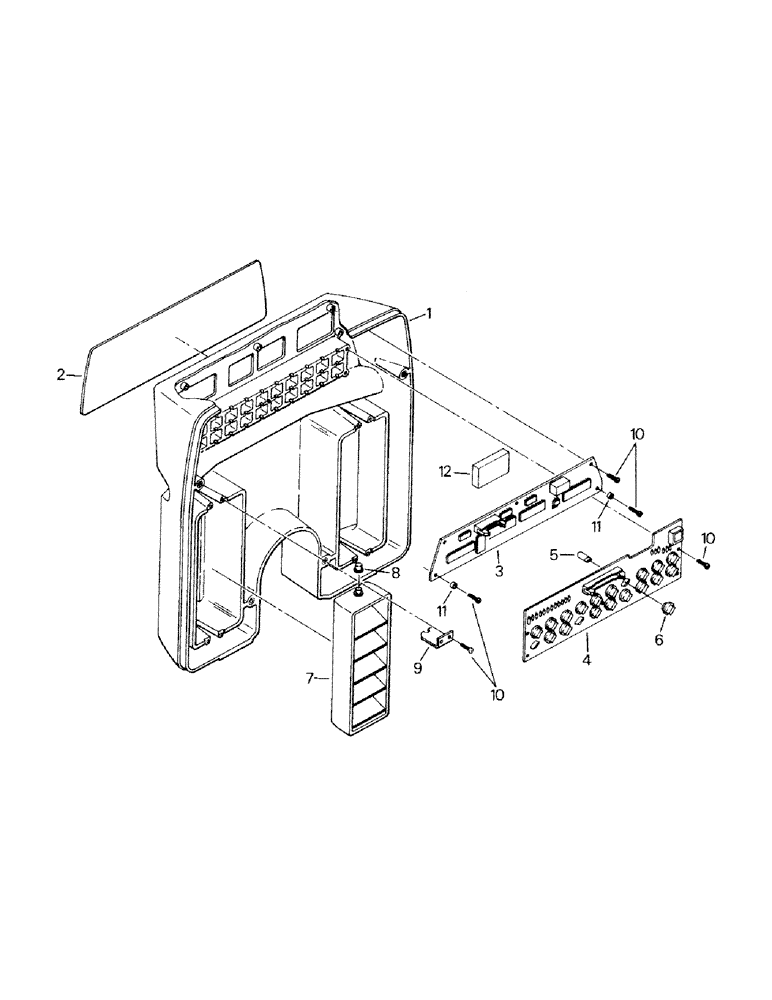 Схема запчастей Case IH STEIGER - (01-29) - DASH (10) - CAB