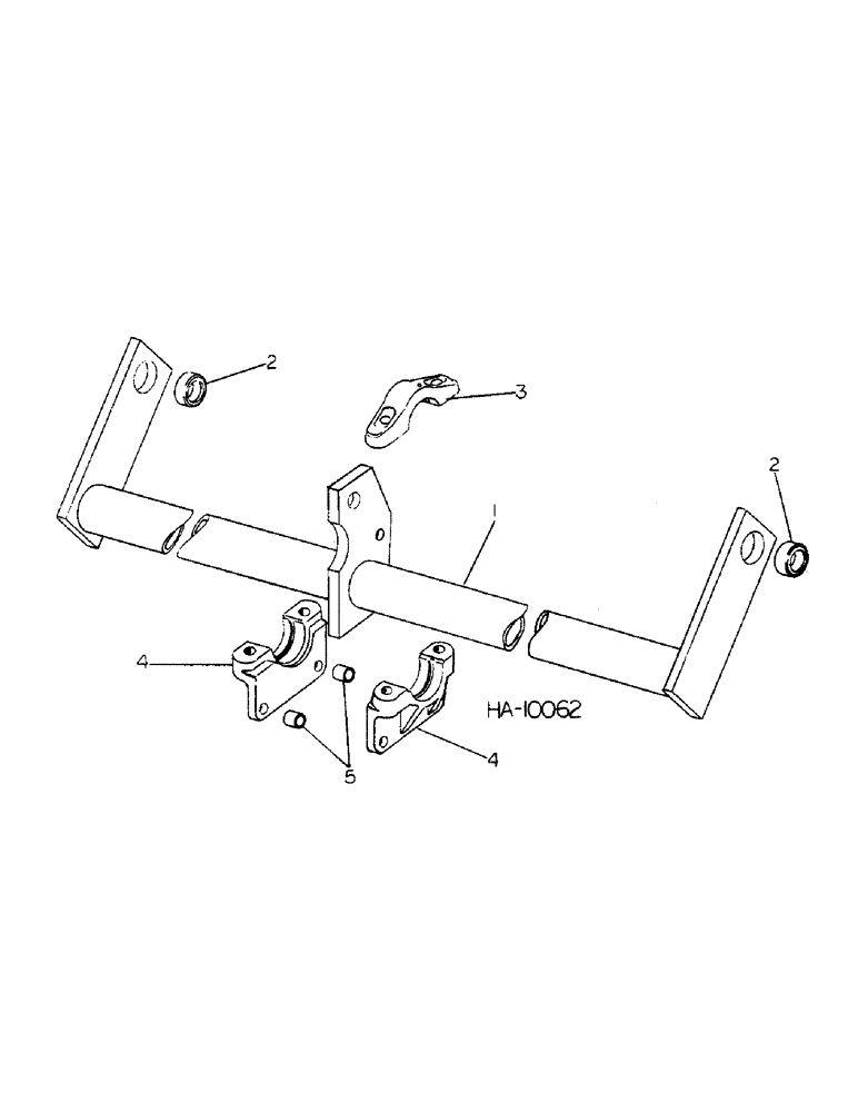 Схема запчастей Case IH 55 - (C-04) - ROCKSHAFT 
