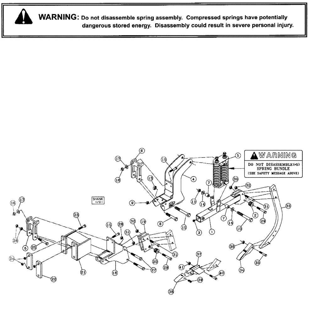 Схема запчастей Case IH 690 - (75.200.15) - SHANK ASSEMBLY 