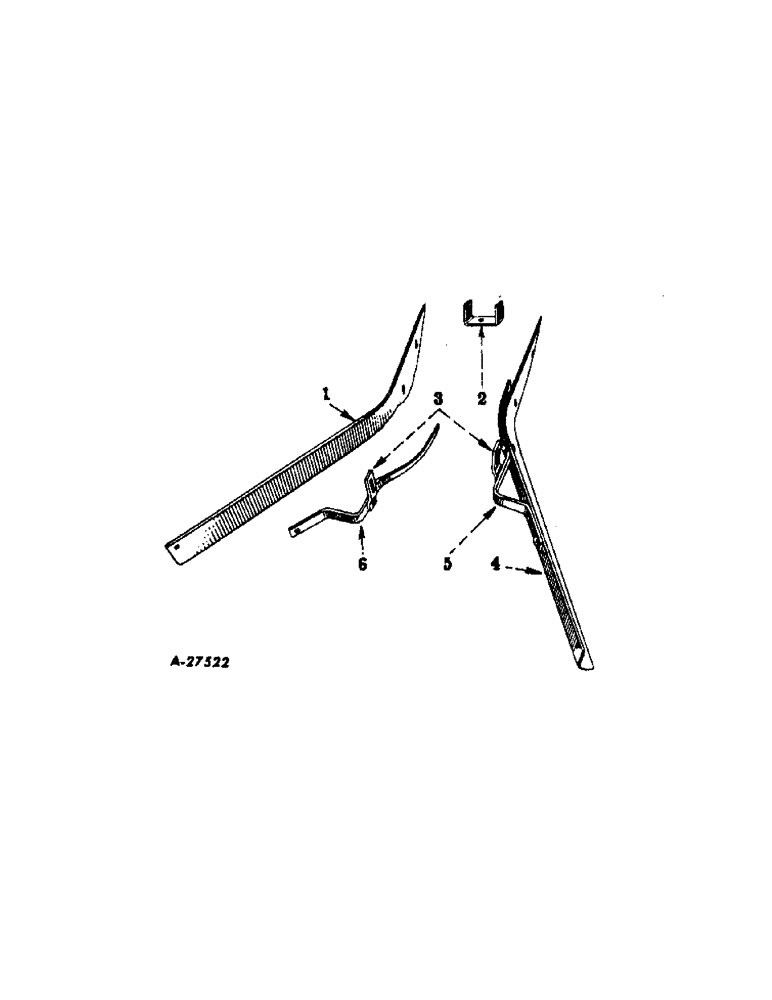 Схема запчастей Case IH 251 - (X-21) - WING FURROWING ATTACHMENT 