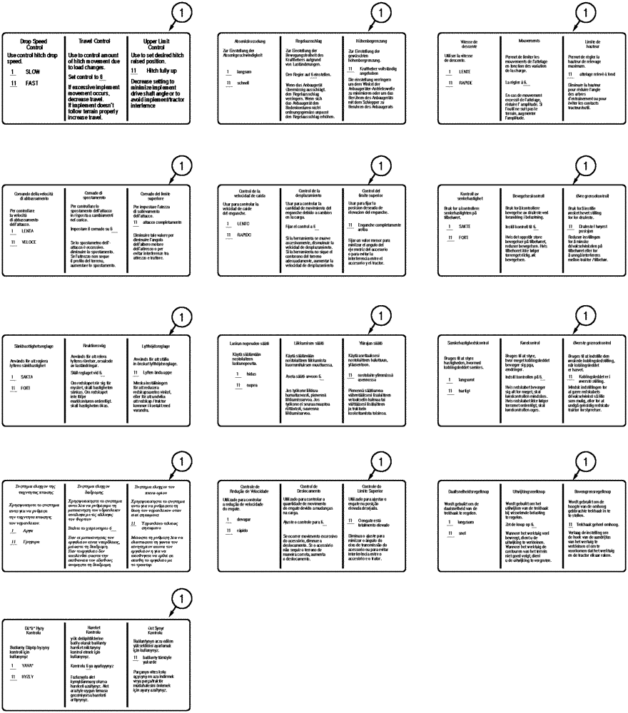 Схема запчастей Case IH MX80C - (09-89) - DECALS, HITCH CONTROL (09) - CHASSIS