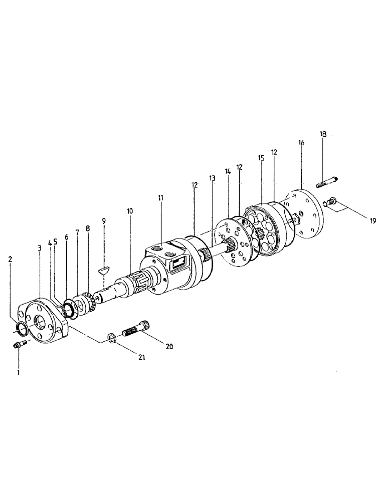 Схема запчастей Case IH 7000 - (B02-17) - HYDRAULICS, MOTOR, ELEVATOR DRIVE & TOPPER GATHERING Hydraulic Components & Circuits