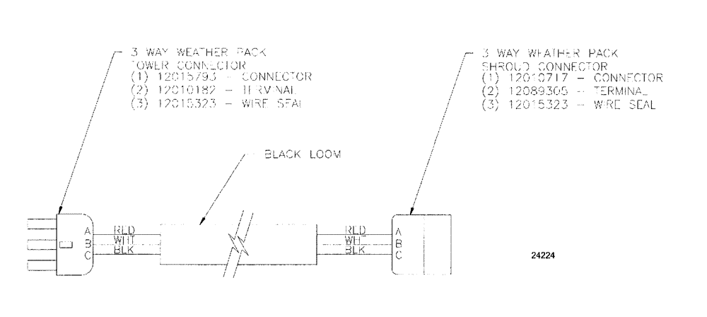 Схема запчастей Case IH SPX3200 - (09-072) - ELECT. GRP, 5 & 6 SECTION (80 & 90) (78) - SPRAYING