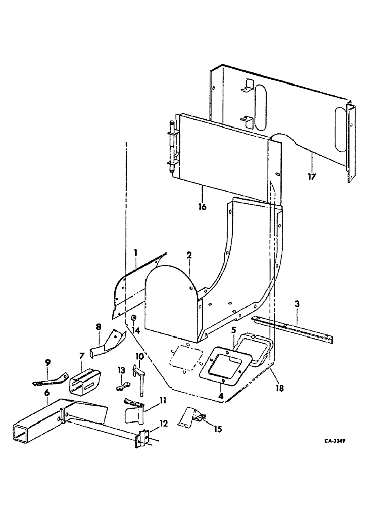 Схема запчастей Case IH 92 - (D-15) - SEED DELIVERY, OIL COOLER AND CONNECTIONS 