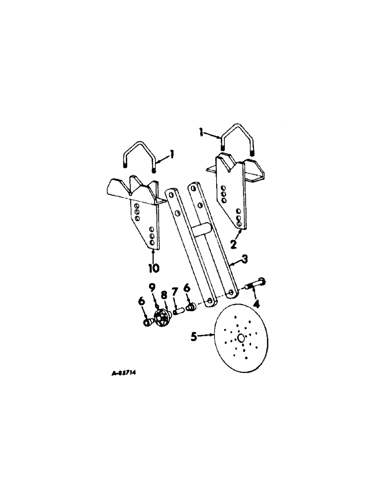 Схема запчастей Case IH 53 - (F-15) - ROLLING GUIDE FIN 