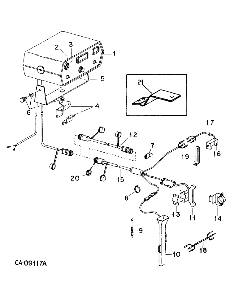Схема запчастей Case IH 800 - (12-16) - MONITORS, SEED COUNT III MONITORS, UNITS F, G, K, THRU Q, T, AA AND AB WITH SERIAL NO. 4201 & ABOVE (04) - ELECTRICAL SYSTEMS