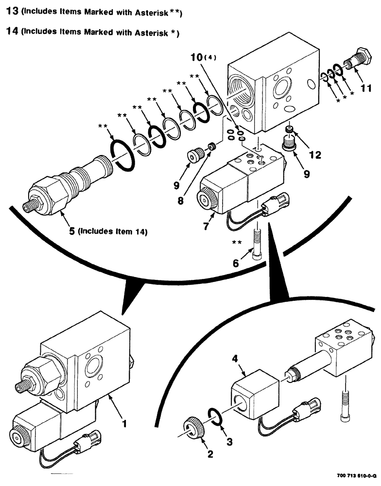 Схема запчастей Case IH 8880HP - (08-072) - HYDRAULIC SHUT OFF VALVE ASSEMBLY (35) - HYDRAULIC SYSTEMS