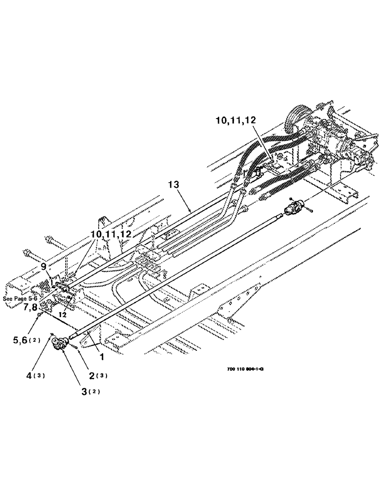 Схема запчастей Case IH 8830 - (5-04) - STEERING AND SPEED CONTROL ARM ASSEMBLIES (05) - STEERING