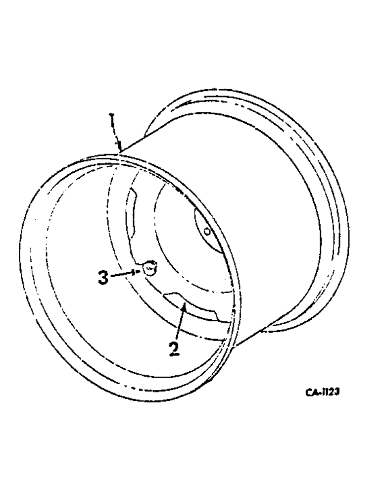 Схема запчастей Case IH 674 - (15-03) - REAR WHEELS Wheels & Traction