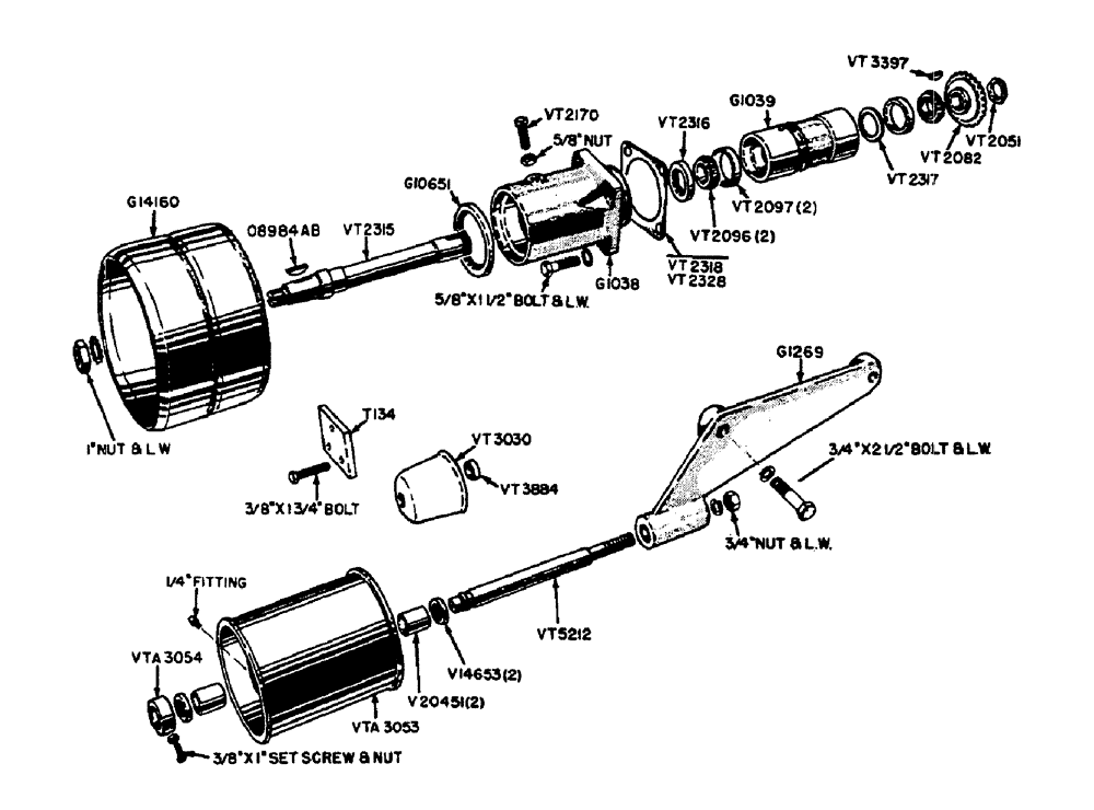 Схема запчастей Case IH 630 - (060) - SIDE MOUNTED BELT PULLEY ATTACHMENT (06) - POWER TRAIN