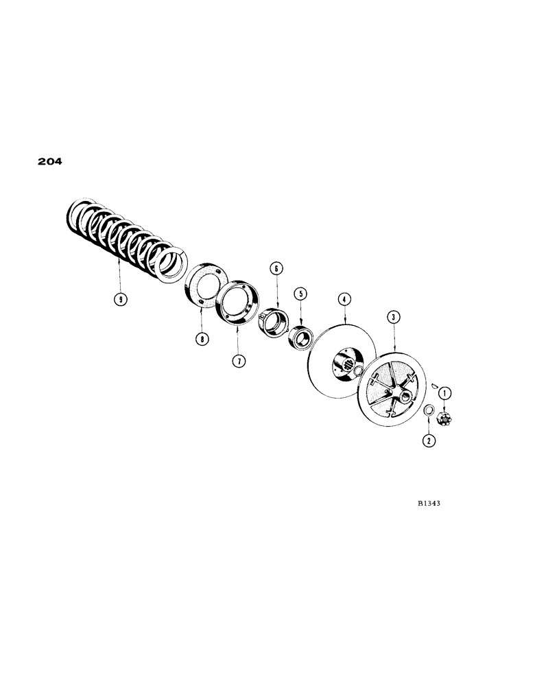 Схема запчастей Case IH 1660 - (204) - VARIABLE SPEED TRACTION DRIVE (16) - TRACTION VARIATOR