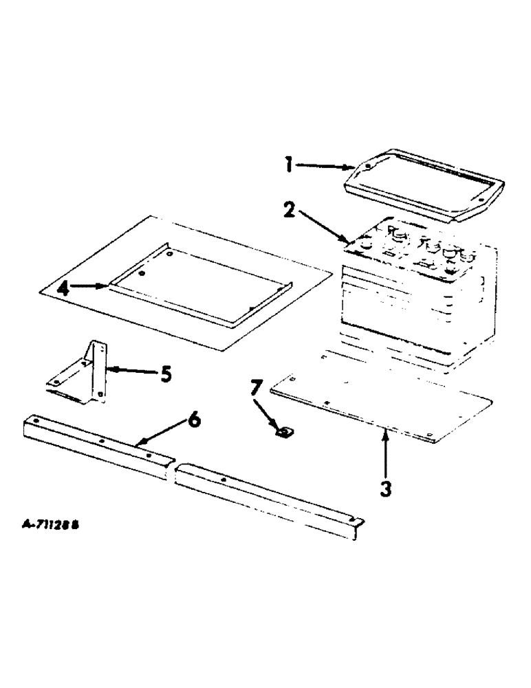 Схема запчастей Case IH 303 - (415) - C-221 ENGINE, 3-9/16 X 3-11/16, BATTERY AND COVER (10) - ENGINE