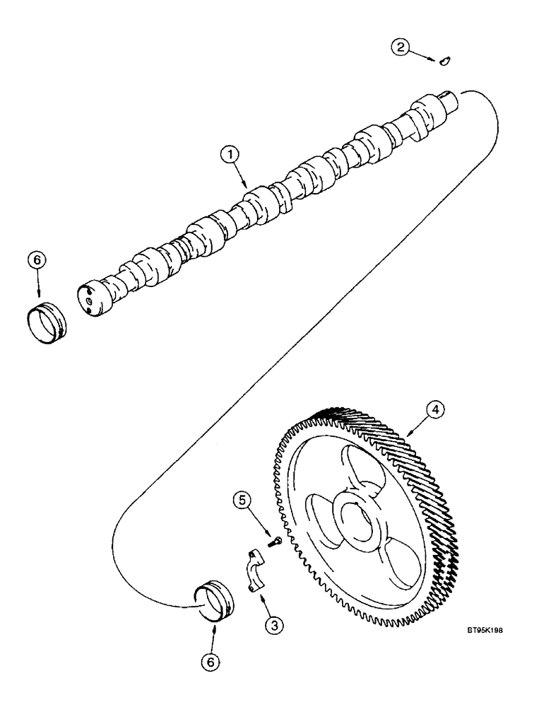 Схема запчастей Case IH 2166 - (2-41A) - CAMSHAFT, 6TA-830 EMISSIONS CERTIFIED ENGINE, COMBINE P.I.N. JJC0180000 AND AFTER (01) - ENGINE