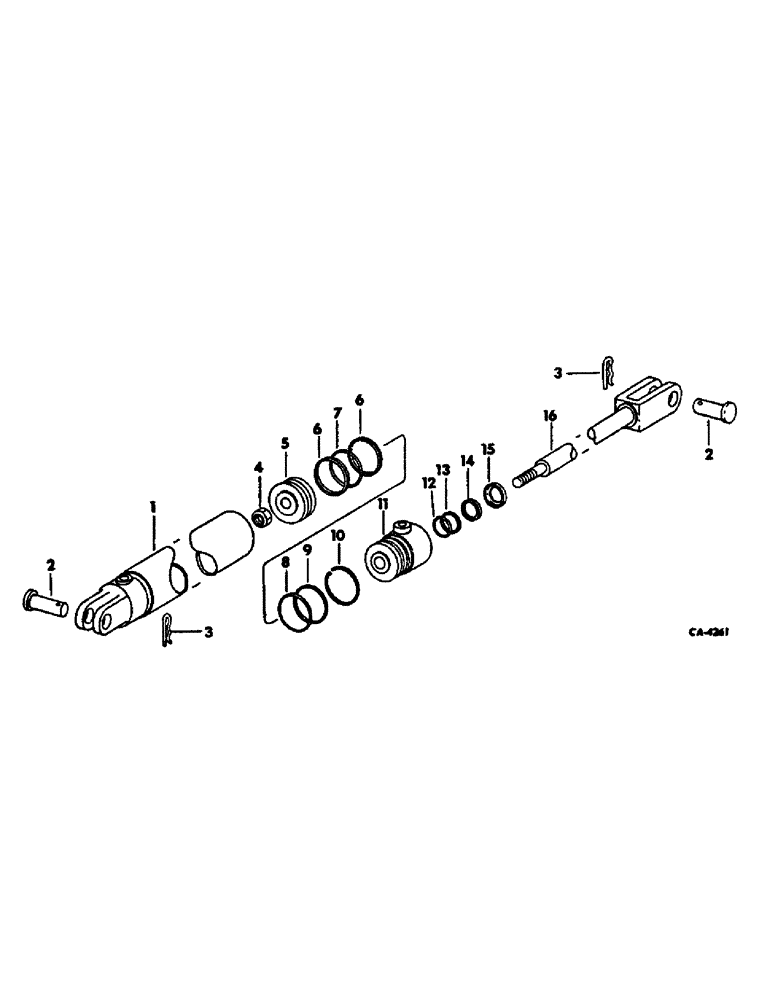 Схема запчастей Case IH 55 - (D-18) - REMOTE CONTROL HYDRAULIC CYL., RECOMMENDED HYDRAULICS FOR TRAC. W/ HYD. SYSTEMS RATED UP TO 2500 PSI 