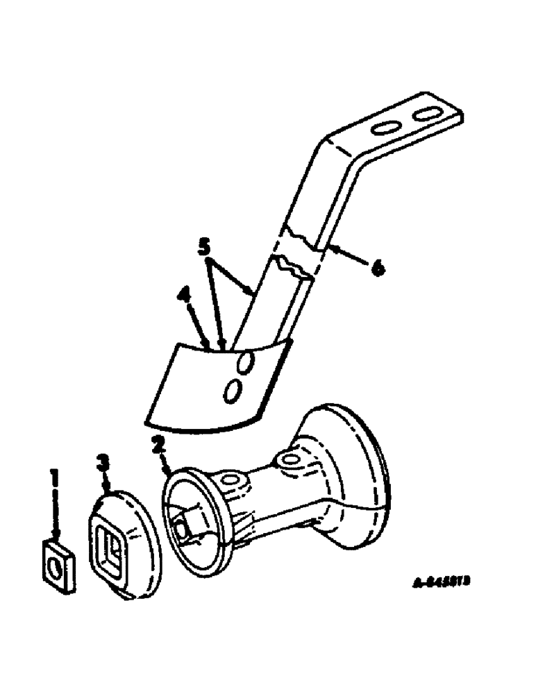 Схема запчастей Case IH 500 - (Q-06) - FURROW FILLER AND FILLER DISK SCRAPER 
