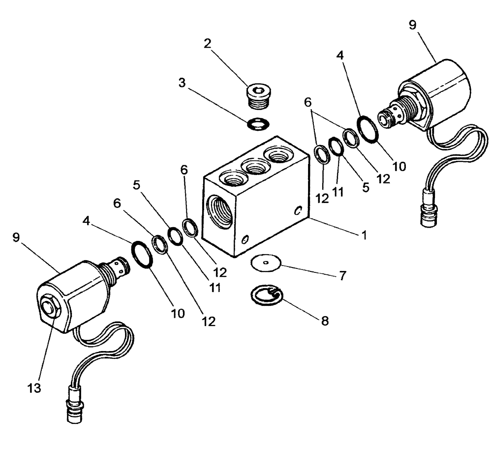 Схема запчастей Case IH 1200 - (A.10.A[56]) - ROW MARKER VALVE ASSEMBLY 149988C92, RIGID MOUNTED AND RIGID TRAILING PLANTERS (BSN CBJ025391) A - Distribution Systems