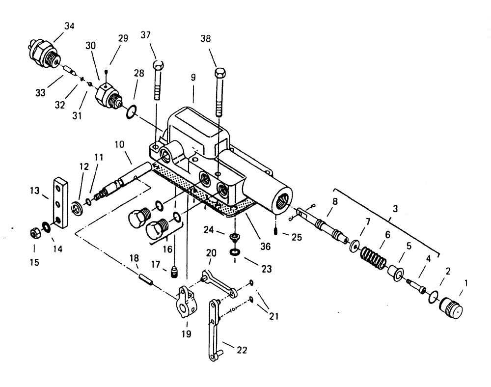 Схема запчастей Case IH 7700 - (B04[02]) - TRANSMISSION CONTROL Hydraulic Components & Circuits