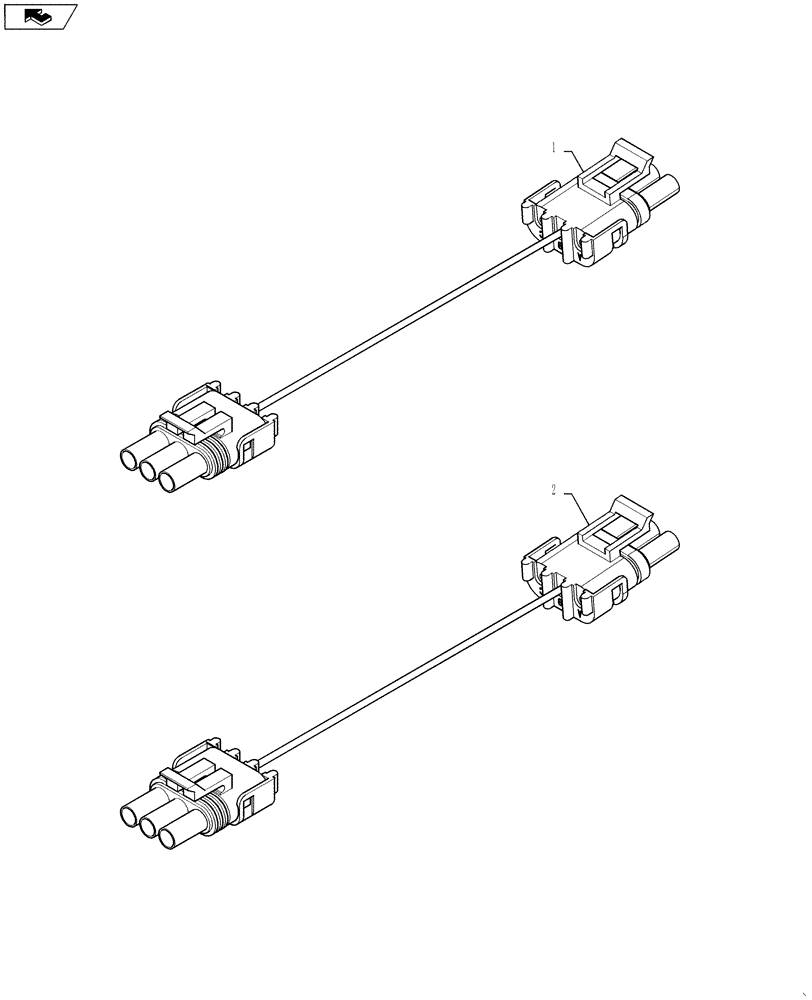Схема запчастей Case IH 4420 - (12-051) - HARNESS (06) - ELECTRICAL