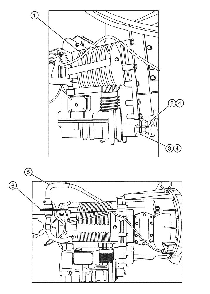 Схема запчастей Case IH FLX4330 - (03-002[02]) - TRANSMISSION GROUP (FLX 4300, FLX 4330 CAT 3208 AUTO) (03) - TRANSMISSION