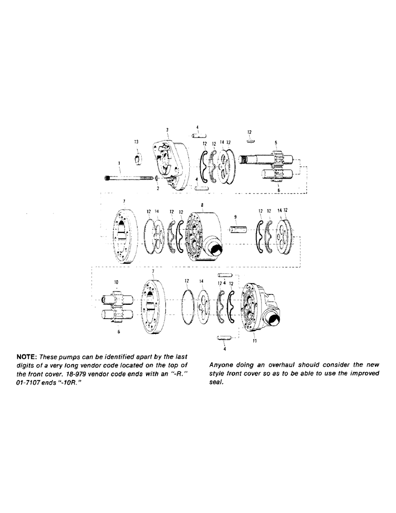 Схема запчастей Case IH STEIGER - (08-14) - HYDRAULIC PUMPS, 3306 ENGINE, COUGAR II (07) - HYDRAULICS