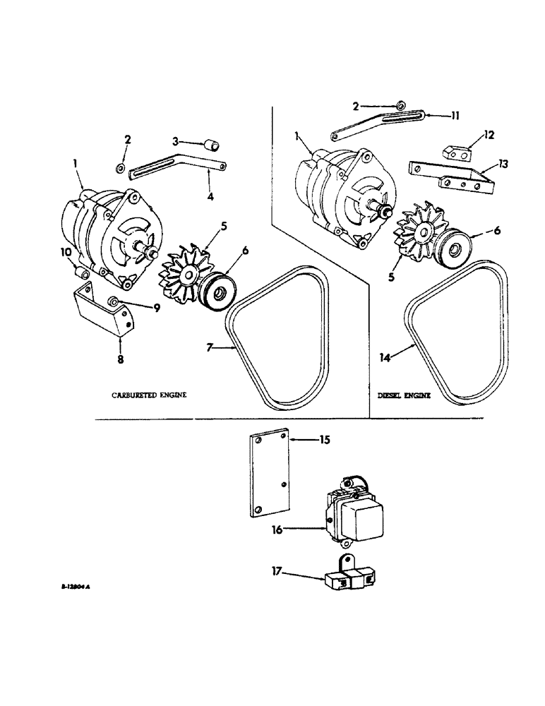 Схема запчастей Case IH 806 - (G-07) - ELECTRICAL SYSTEM, ALTERNATOR GENERATOR AND CONNECTIONS (06) - ELECTRICAL SYSTEMS