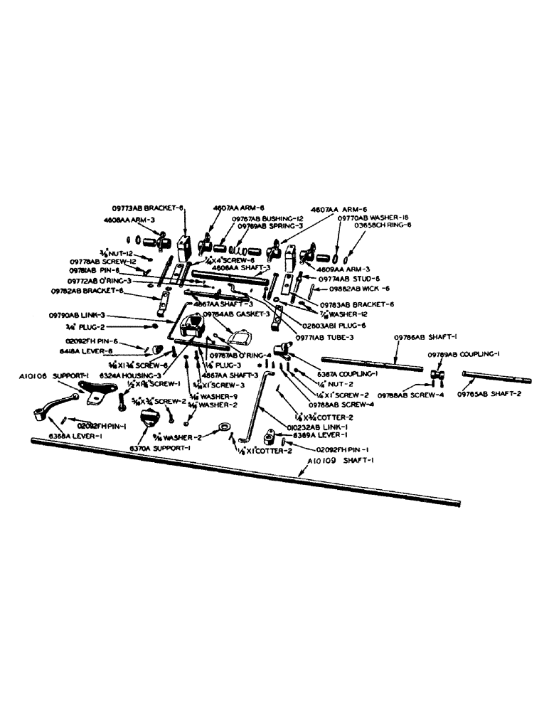 Схема запчастей Case IH 600-SERIES - (008) - POWRCEL DIESEL ENGINE, ROCKER ARMS AND DECOMPRESSOR, ROCKER ARMS (02) - ENGINE