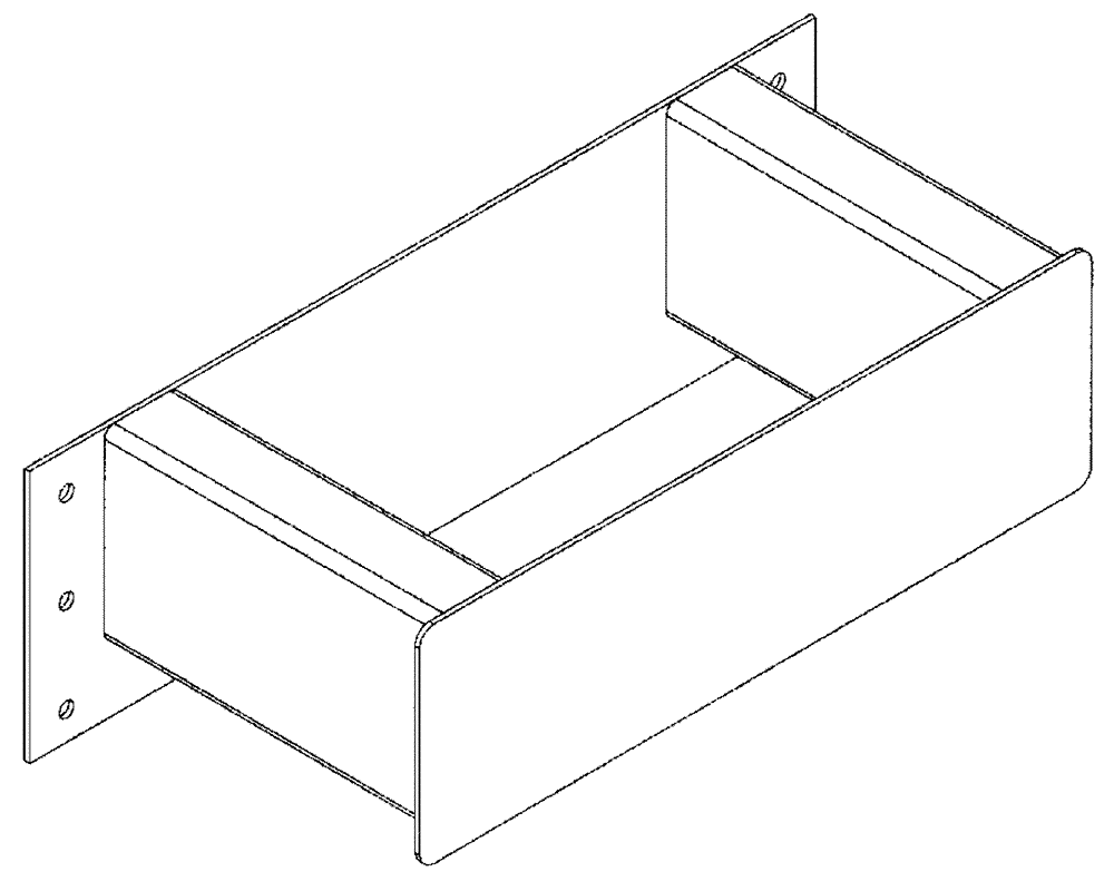 Схема запчастей Case IH TITAN 3520 - (10-002) - FRAME EXTENSION - 18" Options
