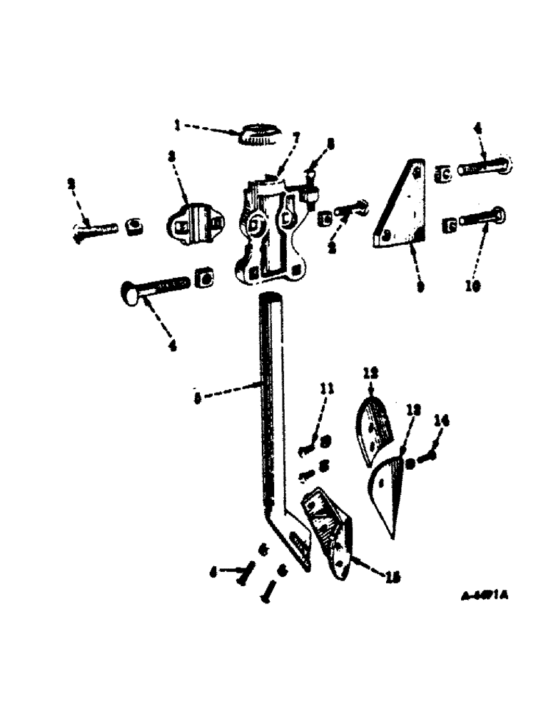 Схема запчастей Case IH L-F194 - (J-4) - STATIONARY JOINTERS, FOR PLOW BUILT 1955 AND SINCE 