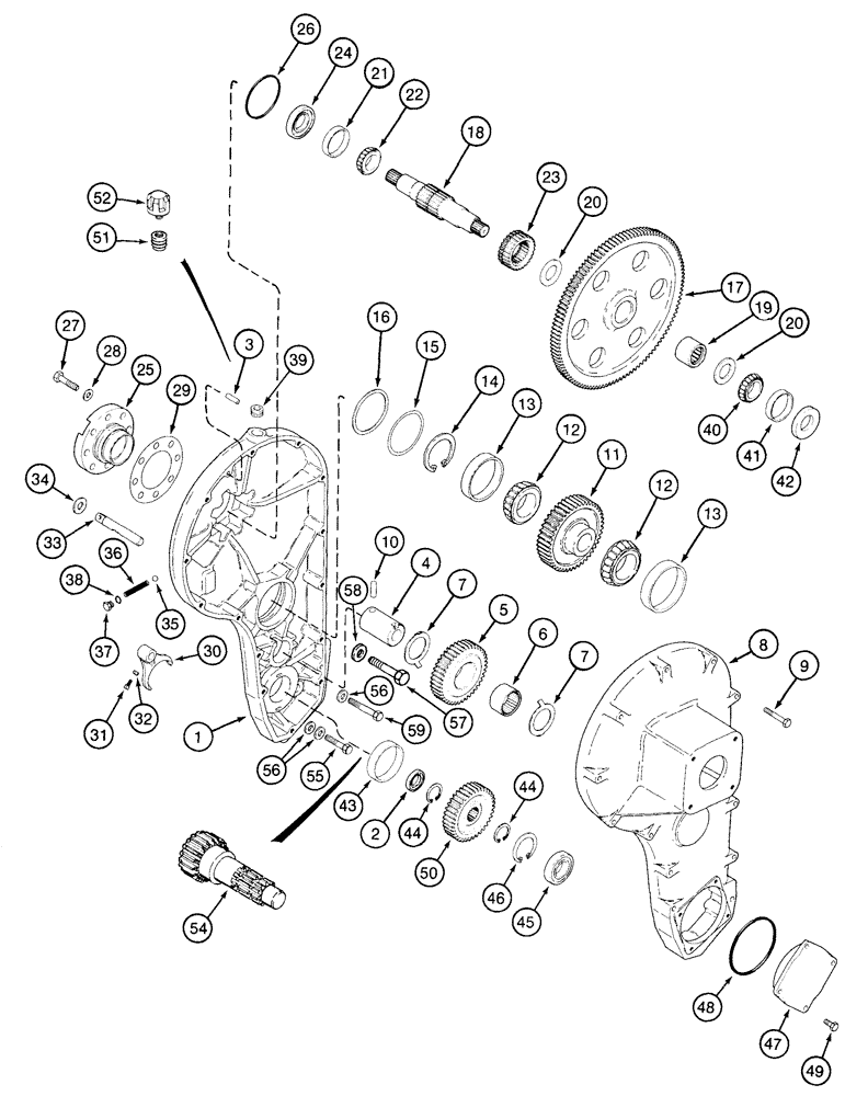 Схема запчастей Case IH 2155 - (9A-04) - DRUM DRIVE ASSEMBLY (13) - PICKING SYSTEM