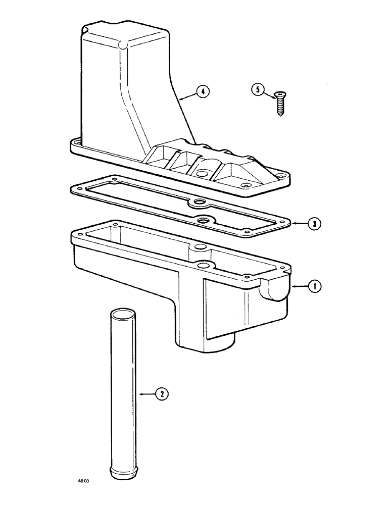 Схема запчастей Case IH 2140 - (2-60) - OIL BREATHER (02) - ENGINE