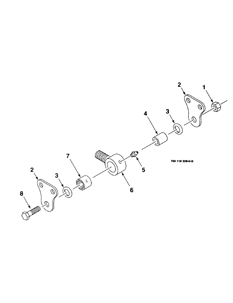 Схема запчастей Case IH 8340 - (3-06) - SICKLE HEAD ASSEMBLY (58) - ATTACHMENTS/HEADERS