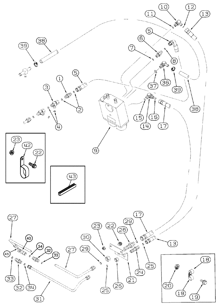 Схема запчастей Case IH 2377 - (07-02) - HYDRAULICS - BRAKES, MASTER (5.1) - BRAKES