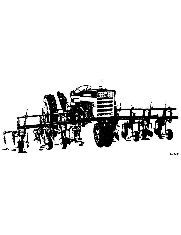 Схема запчастей Case IH 466 - (X-01) - 466 COTTON AND CORN CULTIVATOR 