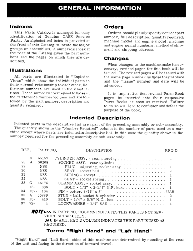 Схема запчастей Case IH 930-SERIES - (0001-2) - GENERAL INFORMATION (00) - PICTORIAL INDEX