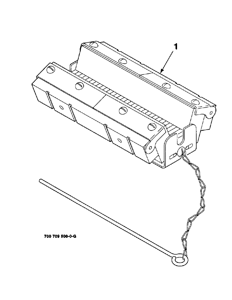 Схема запчастей Case IH 8820 - (9-12) - LACER AND SPLICER TOOL KIT, 700709500 BELT VICE LACER KIT COMPLETE (09) - CHASSIS