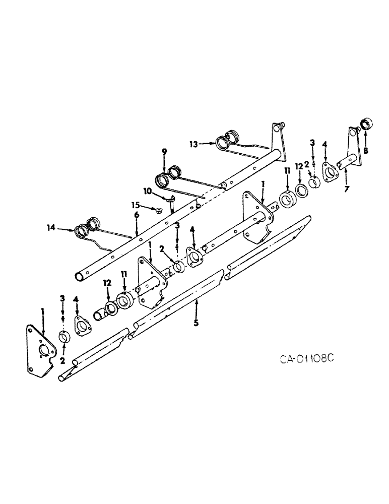 Схема запчастей Case IH 990 - (S-30) - TINE BAR, QUANTITIES LISTED COVER ONE BAR 