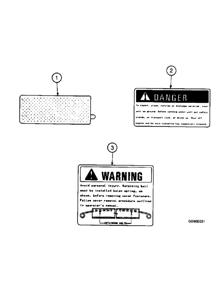 Схема запчастей Case IH INTERNATIONAL - (2-62[A]) - DECALS (12) - MAIN FRAME