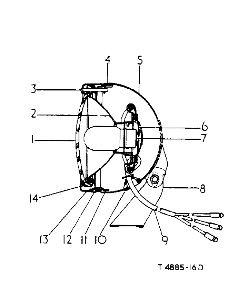 Схема запчастей Case IH 434 - (6-093) - SPECIAL HEADLAMP ATTACHMENTS - ATTACHMENTS (04) - ELECTRICAL SYSTEMS