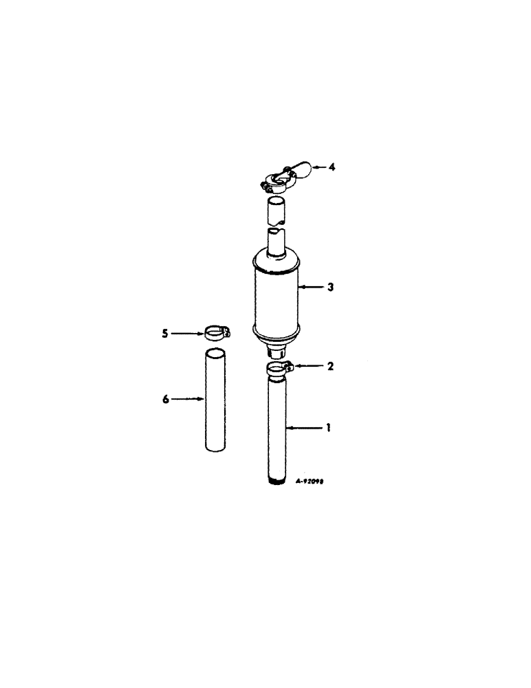Схема запчастей Case IH C-175 - (F-32) - EXHAUST SYSTEM, VERTICAL EXHAUST, 3514 TRACTORS 